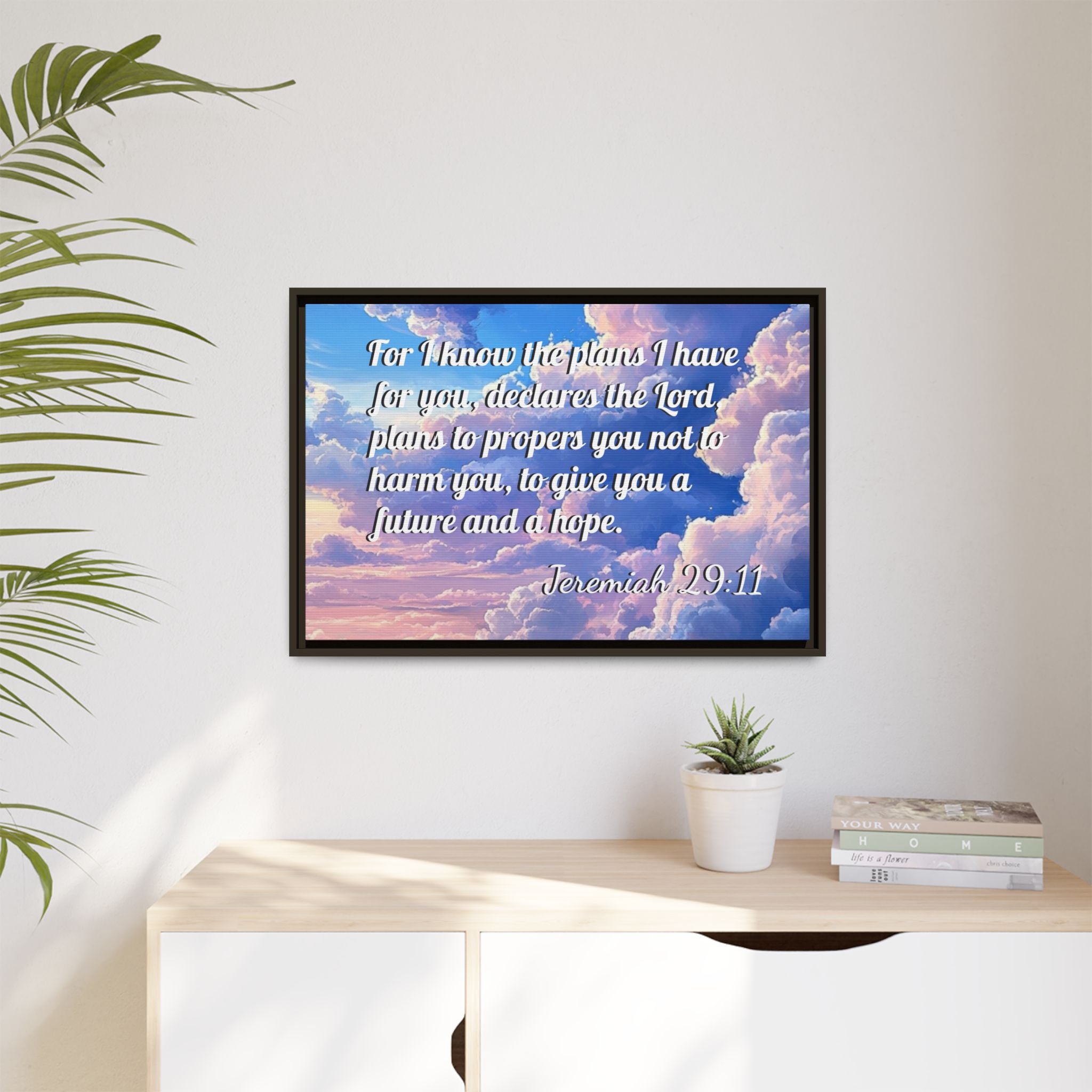 Matte Canvas, Framed (Multi-color)