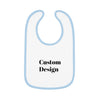 Baby Contrast Trim Jersey Bib