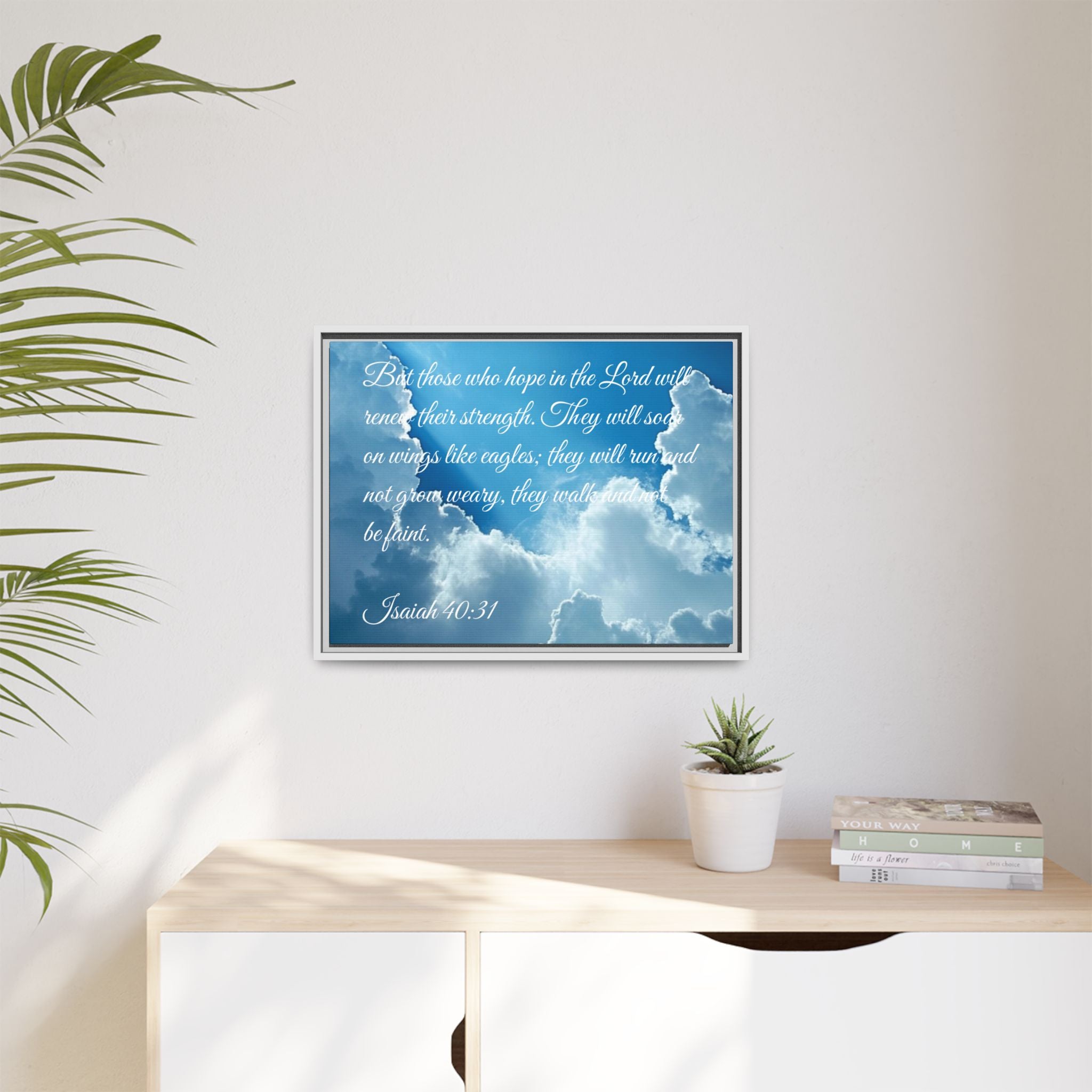 Matte Canvas, Framed (Multi-color)