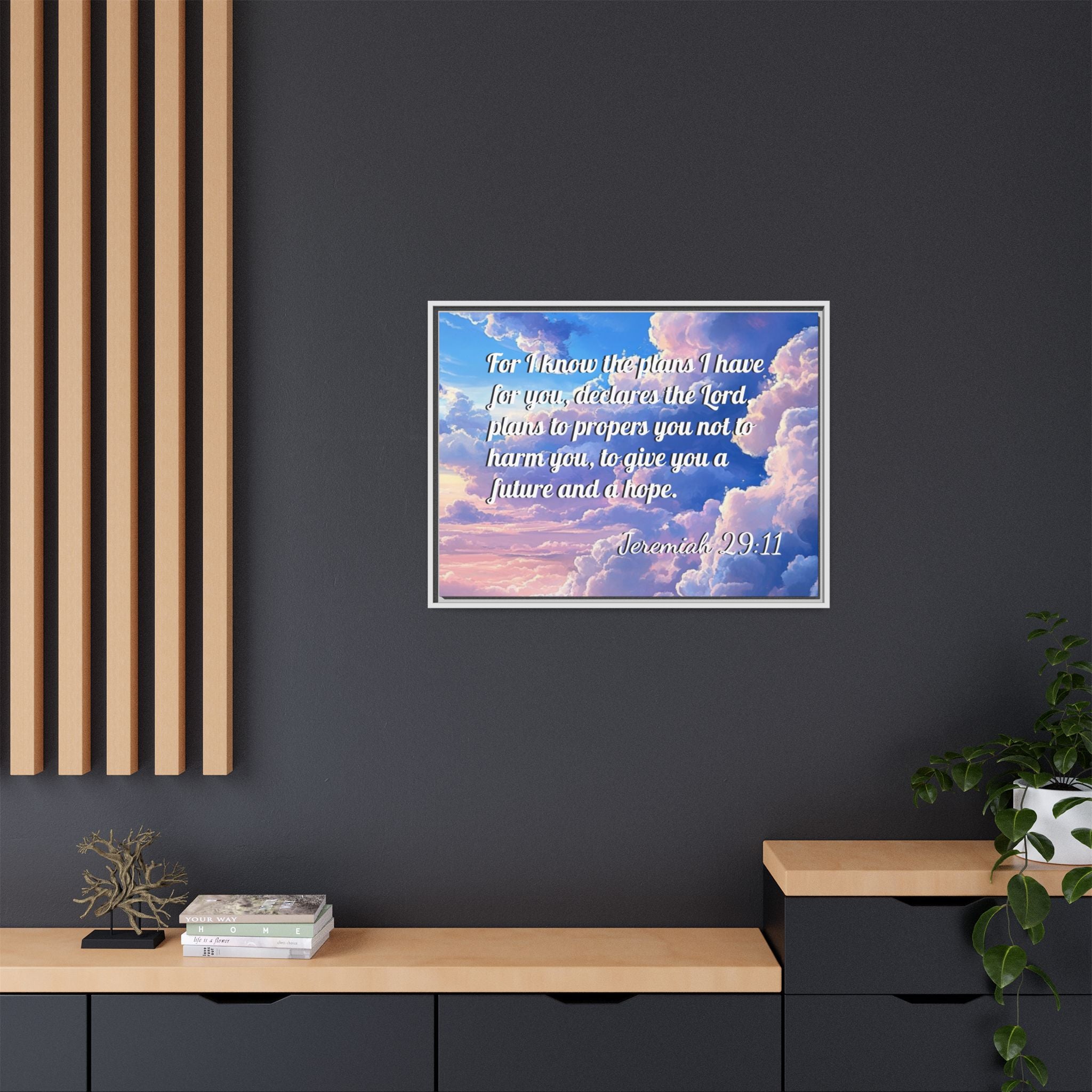 Matte Canvas, Framed (Multi-color)