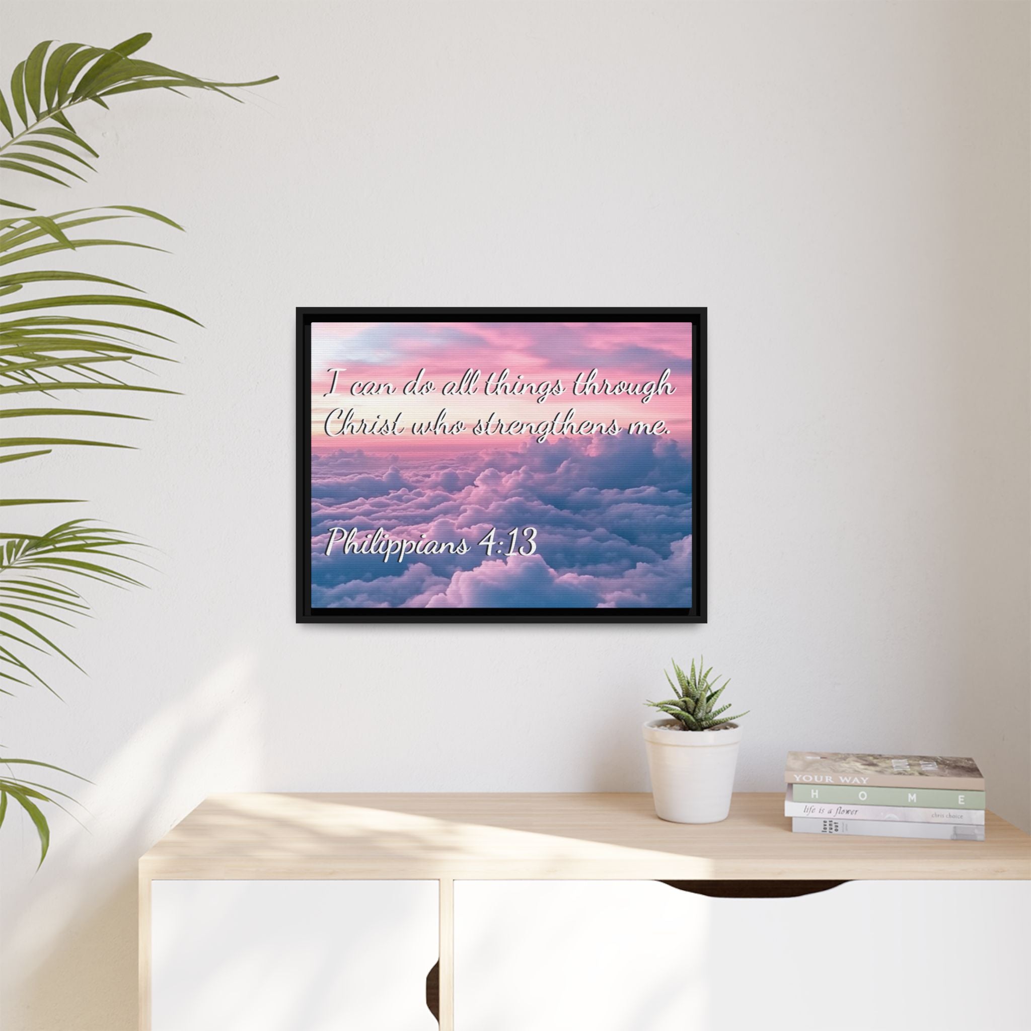 Matte Canvas, Framed (Multi-color)