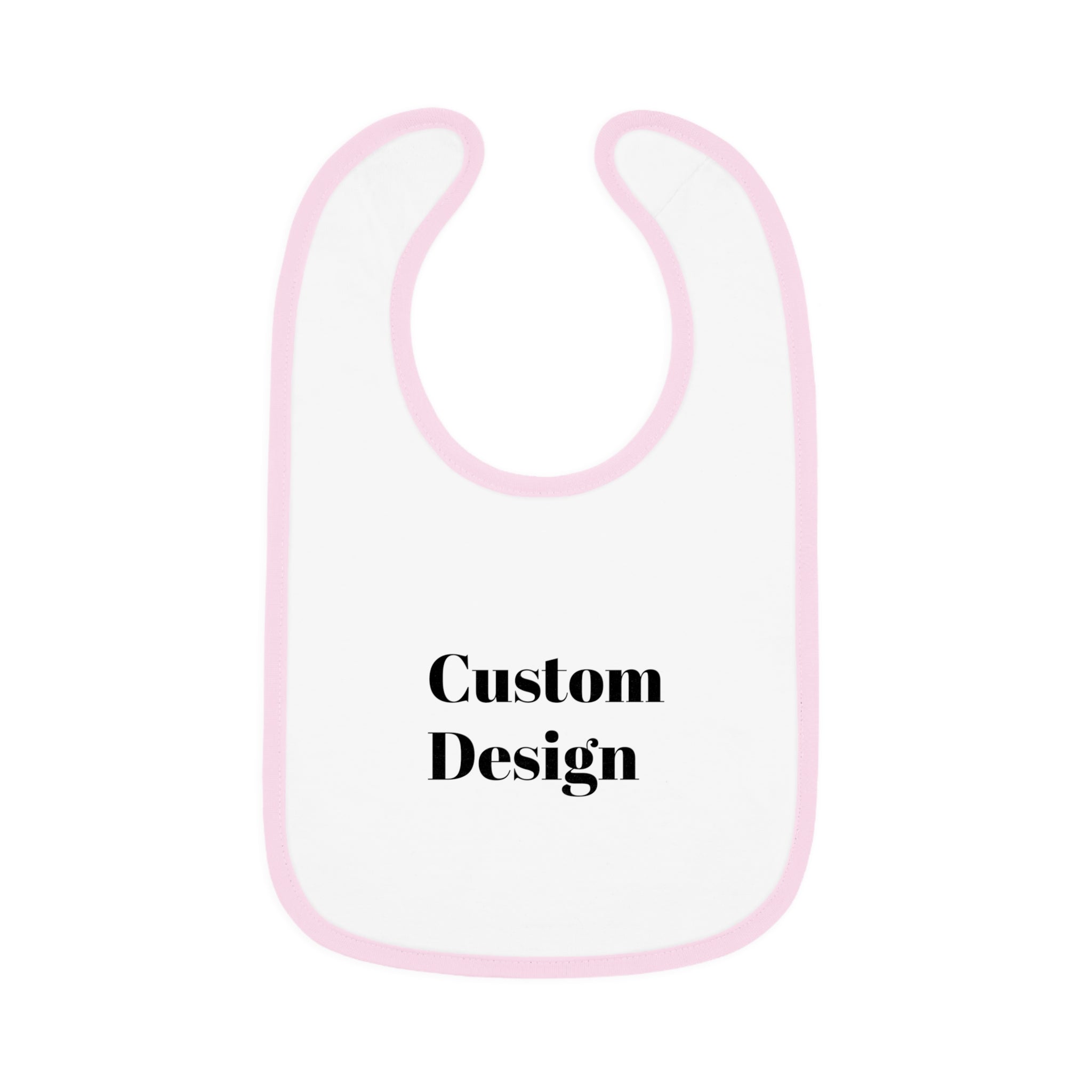 Baby Contrast Trim Jersey Bib