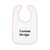 Baby Contrast Trim Jersey Bib