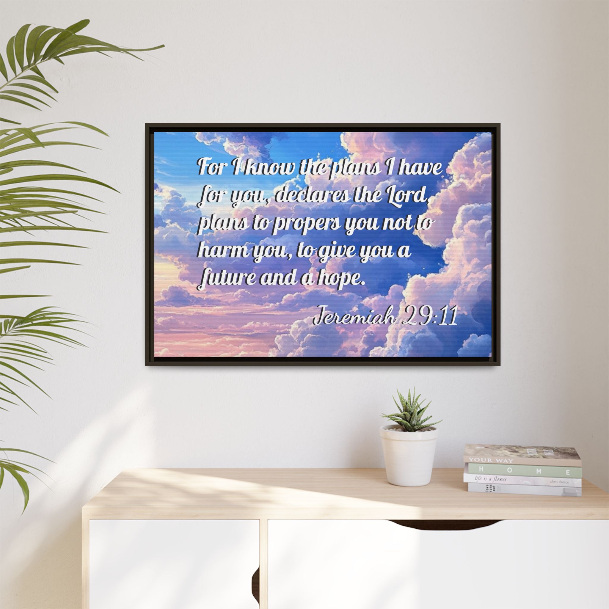 Matte Canvas, Framed (Multi-color)