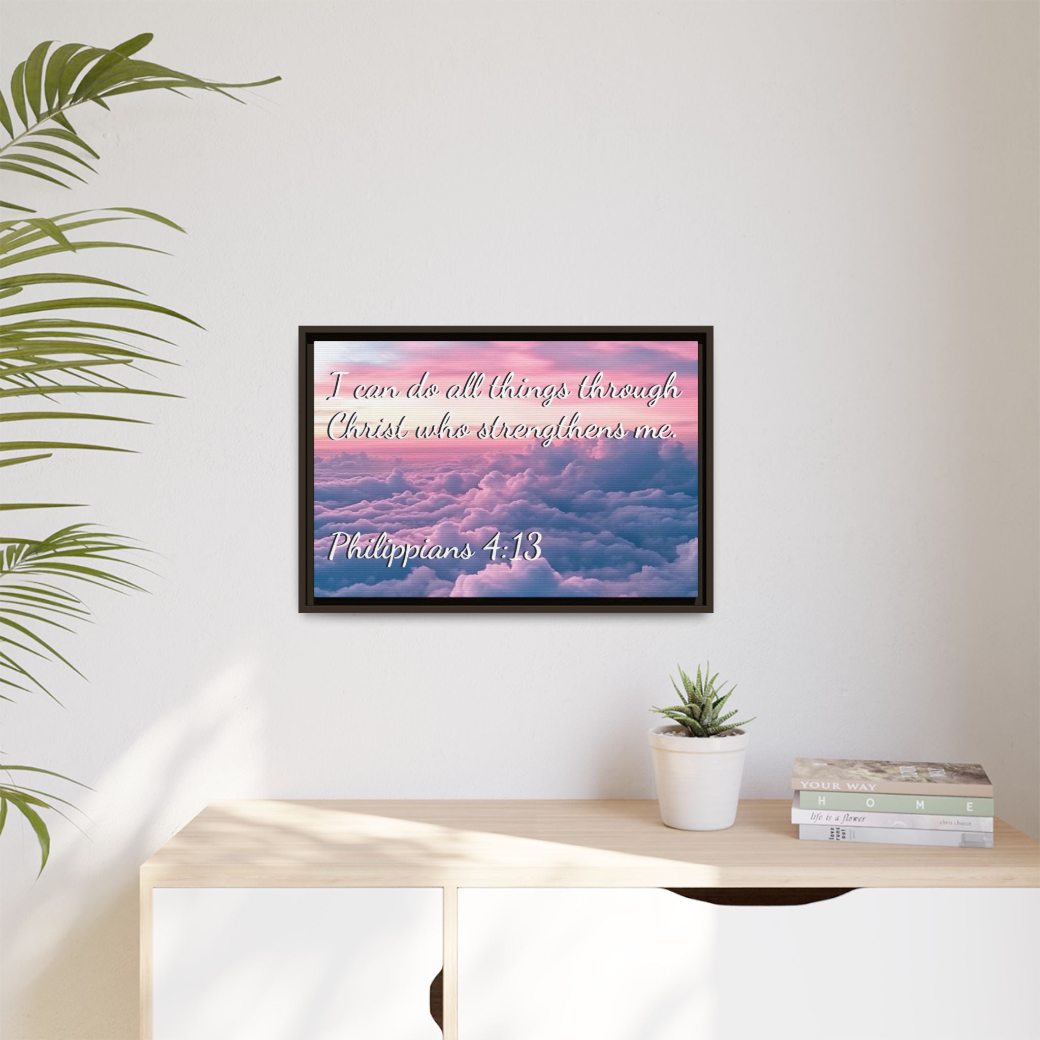 Matte Canvas, Framed (Multi-color)