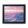 Matte Canvas, Framed (Multi-color)