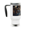 Stainless Steel Travel Mug with Handle, 14oz