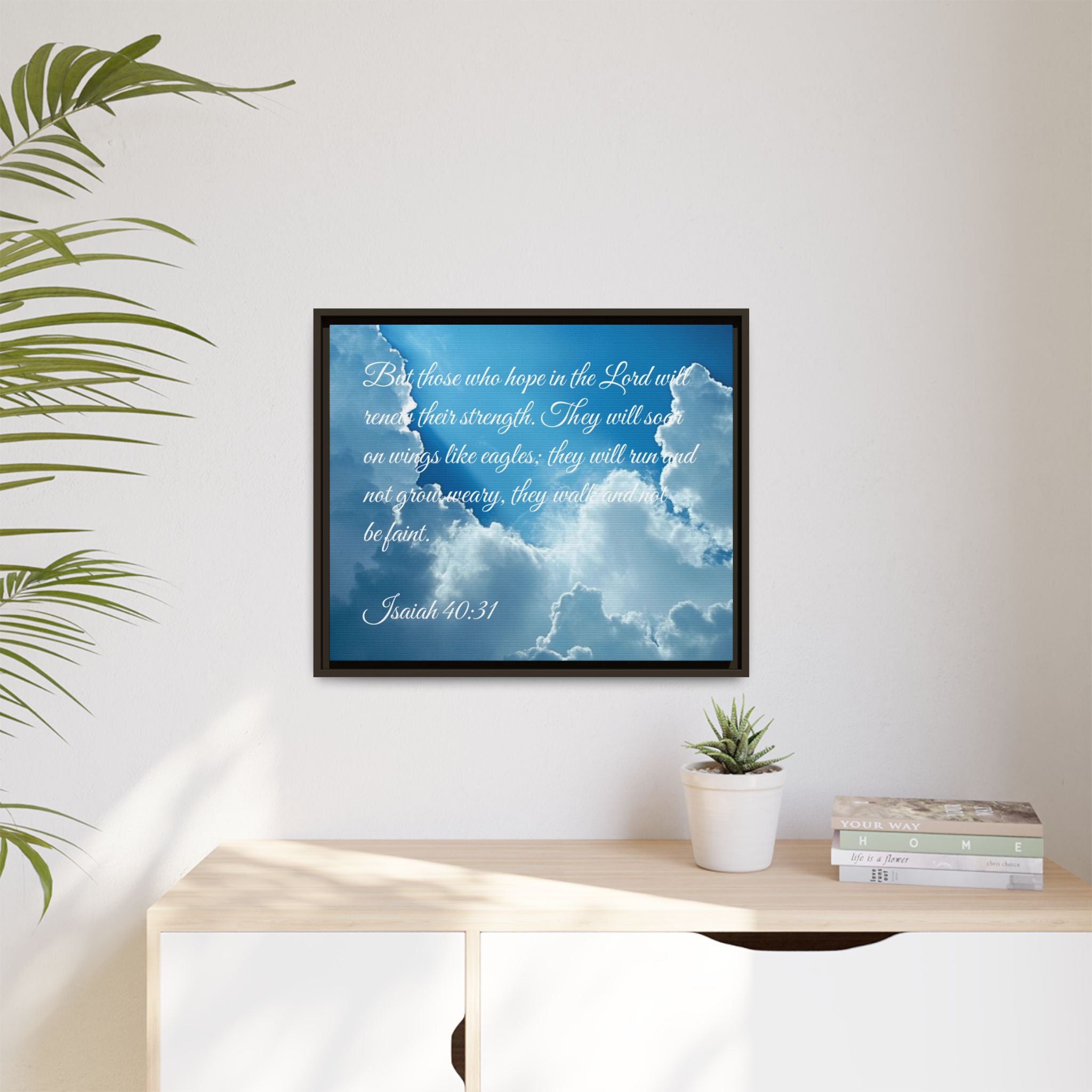 Matte Canvas, Framed (Multi-color)