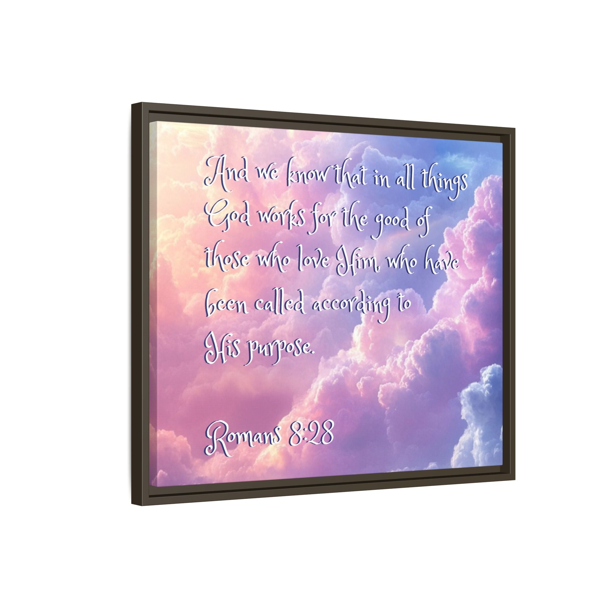 Matte Canvas, Framed (Multi-color)