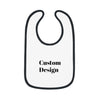 Baby Contrast Trim Jersey Bib