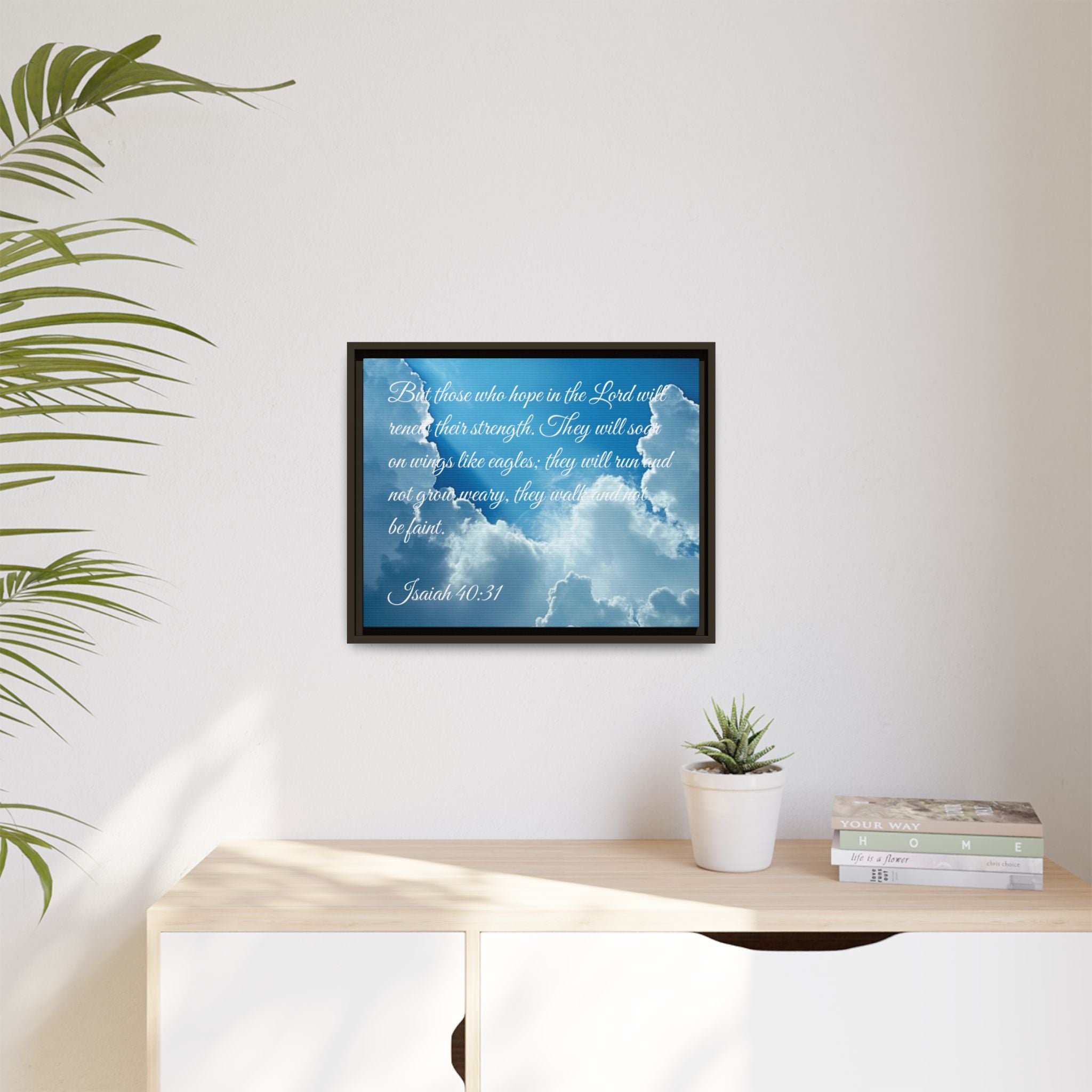 Matte Canvas, Framed (Multi-color)