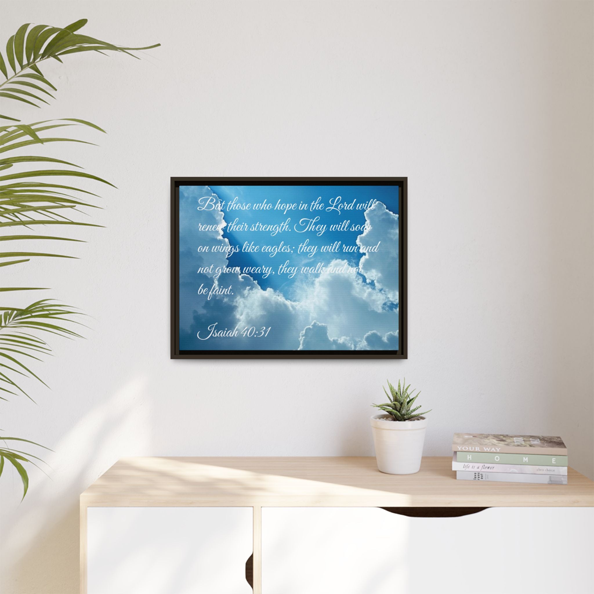 Matte Canvas, Framed (Multi-color)