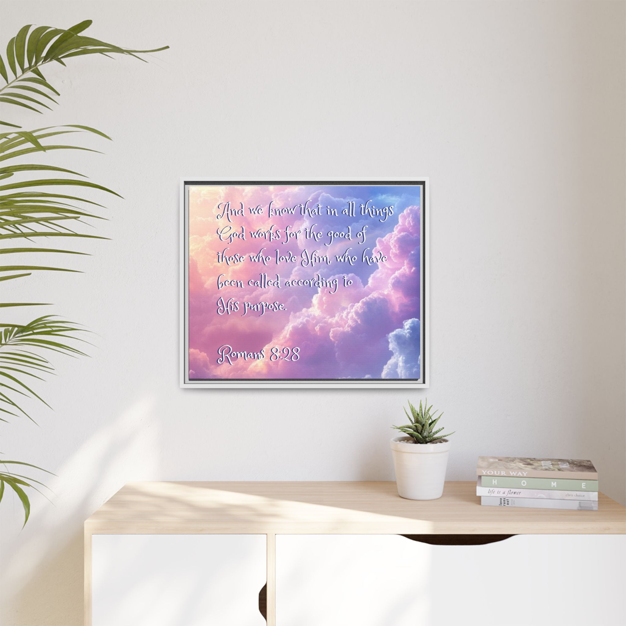 Matte Canvas, Framed (Multi-color)