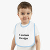 Baby Contrast Trim Jersey Bib