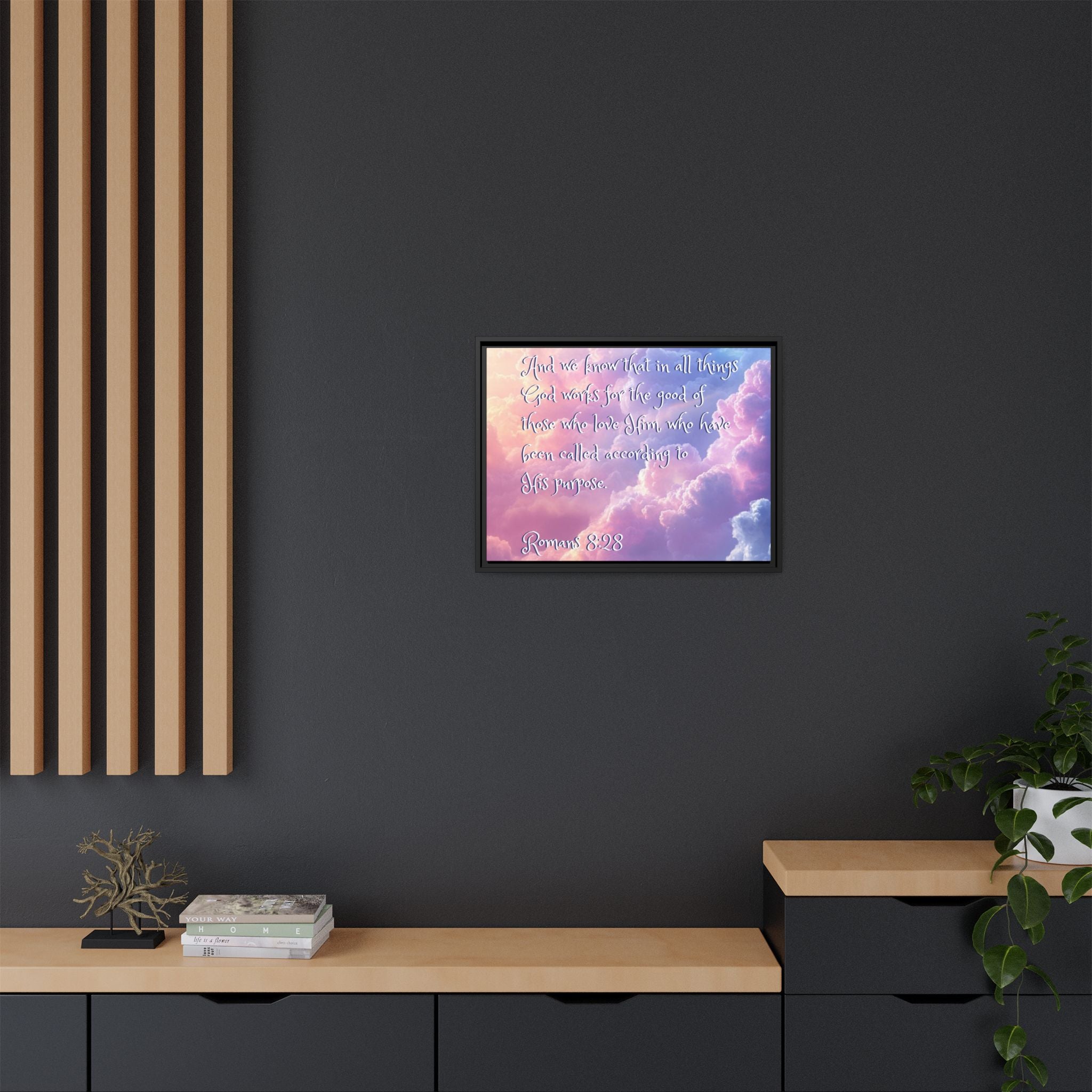 Matte Canvas, Framed (Multi-color)