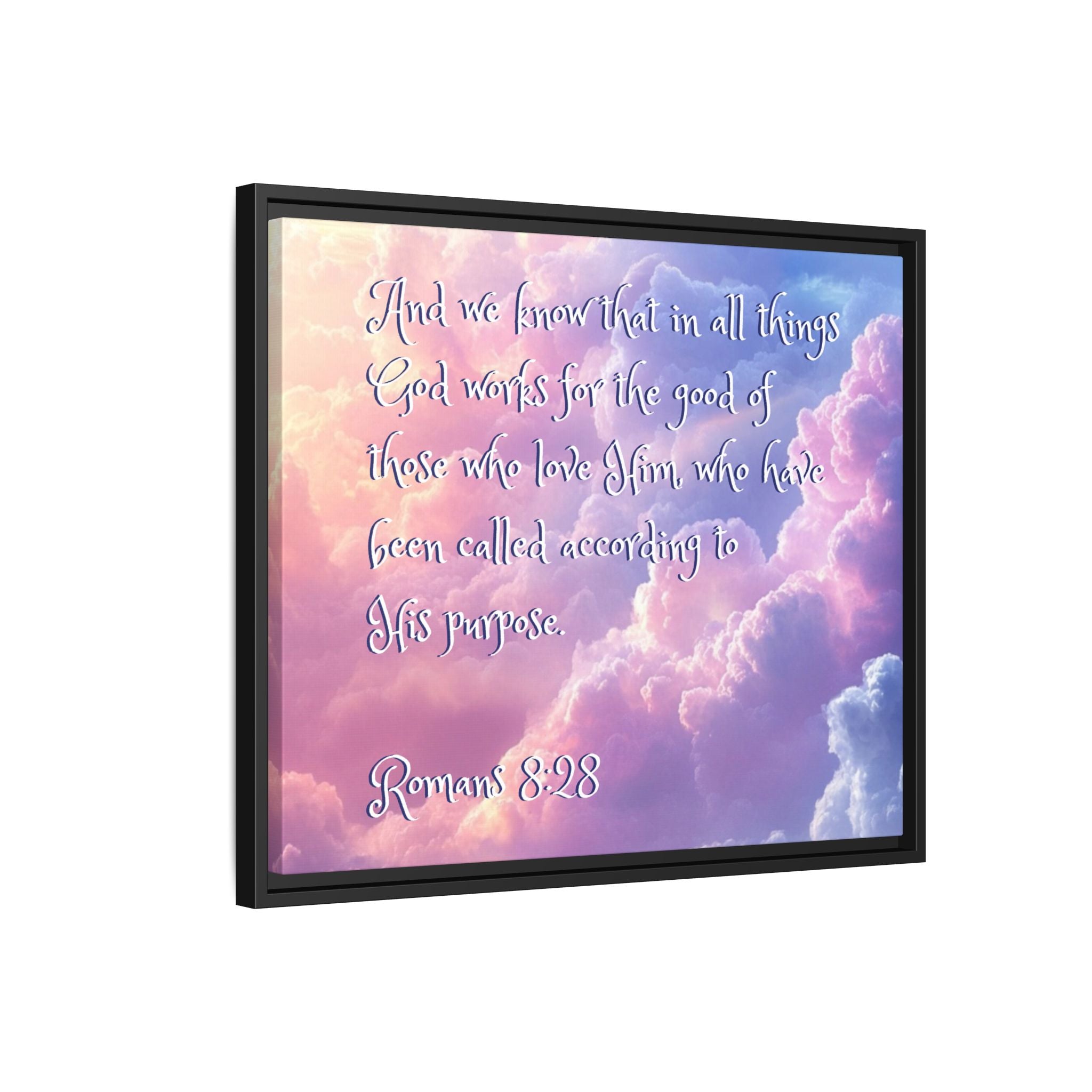 Matte Canvas, Framed (Multi-color)