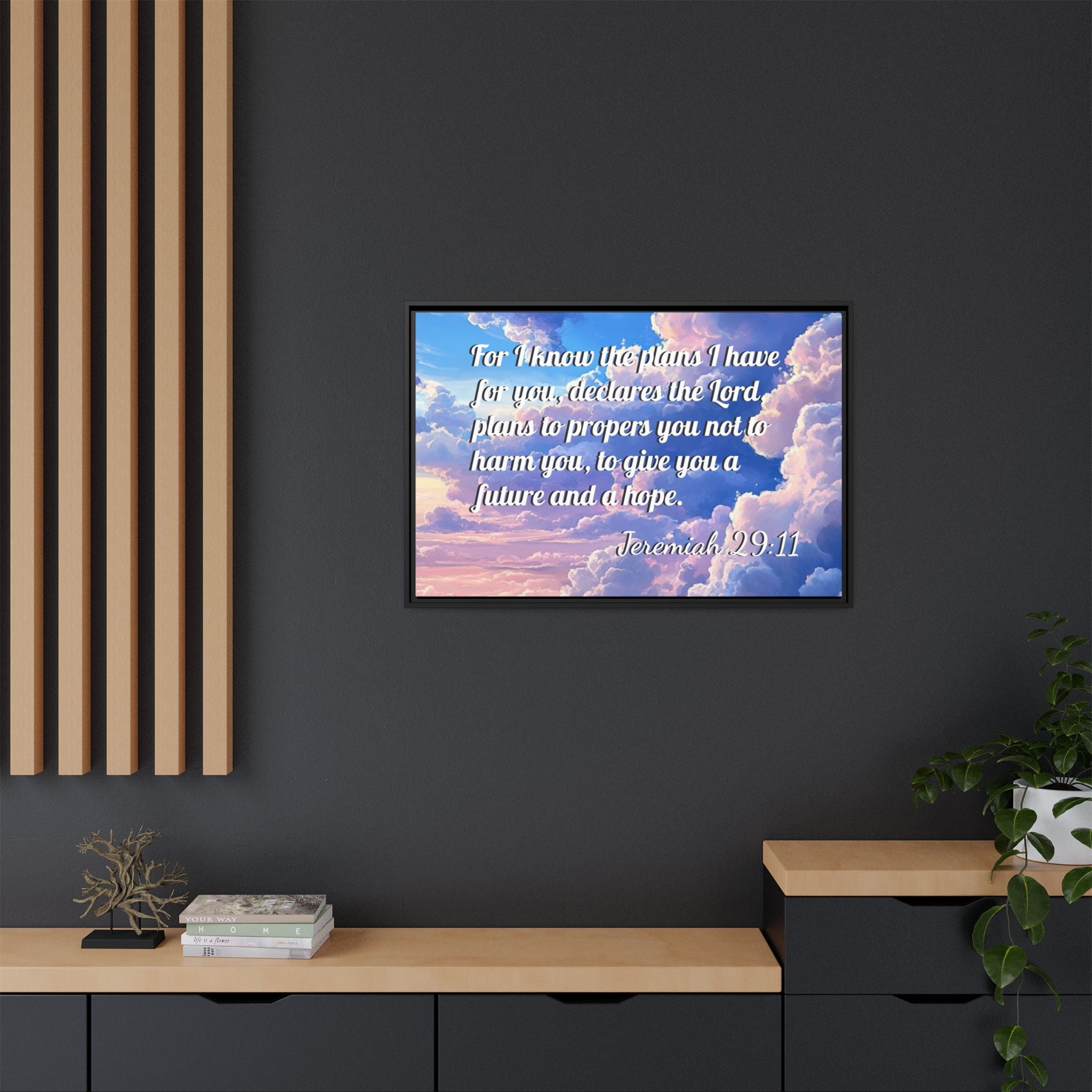 Matte Canvas, Framed (Multi-color)