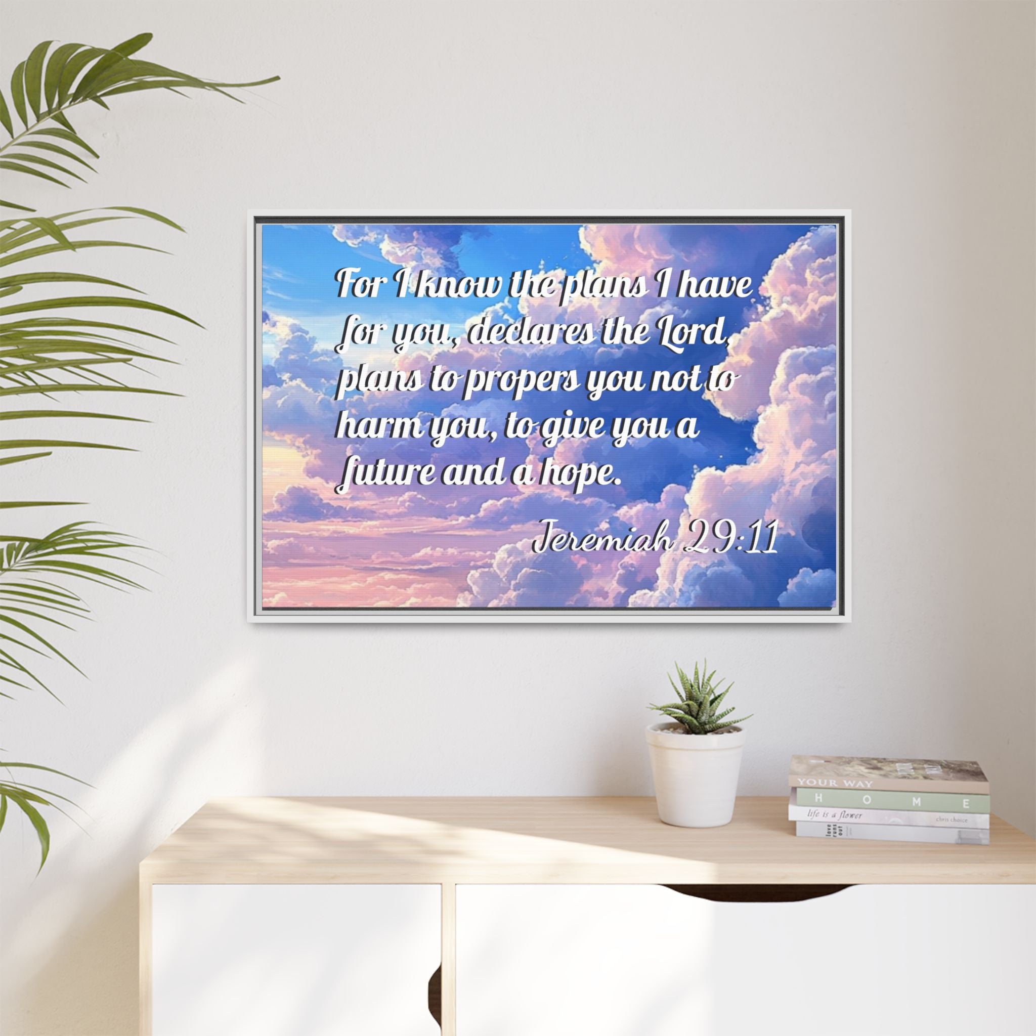 Matte Canvas, Framed (Multi-color)