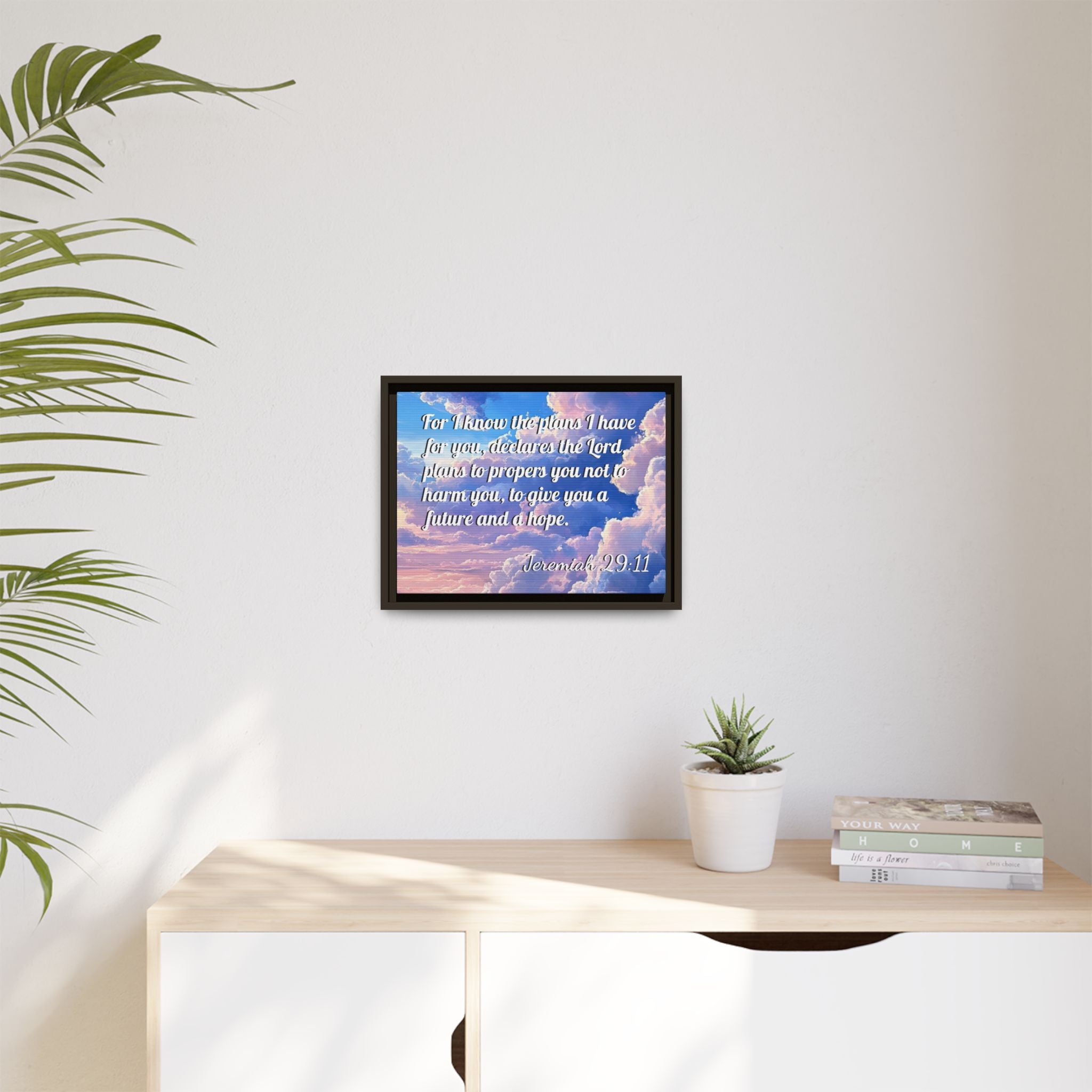 Matte Canvas, Framed (Multi-color)