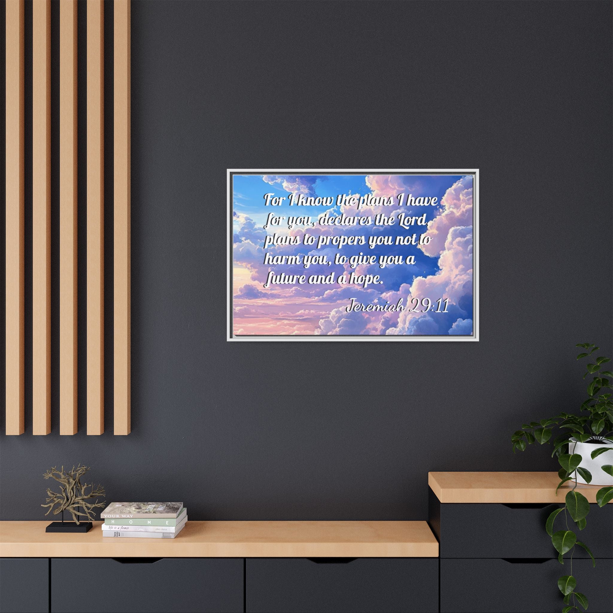 Matte Canvas, Framed (Multi-color)