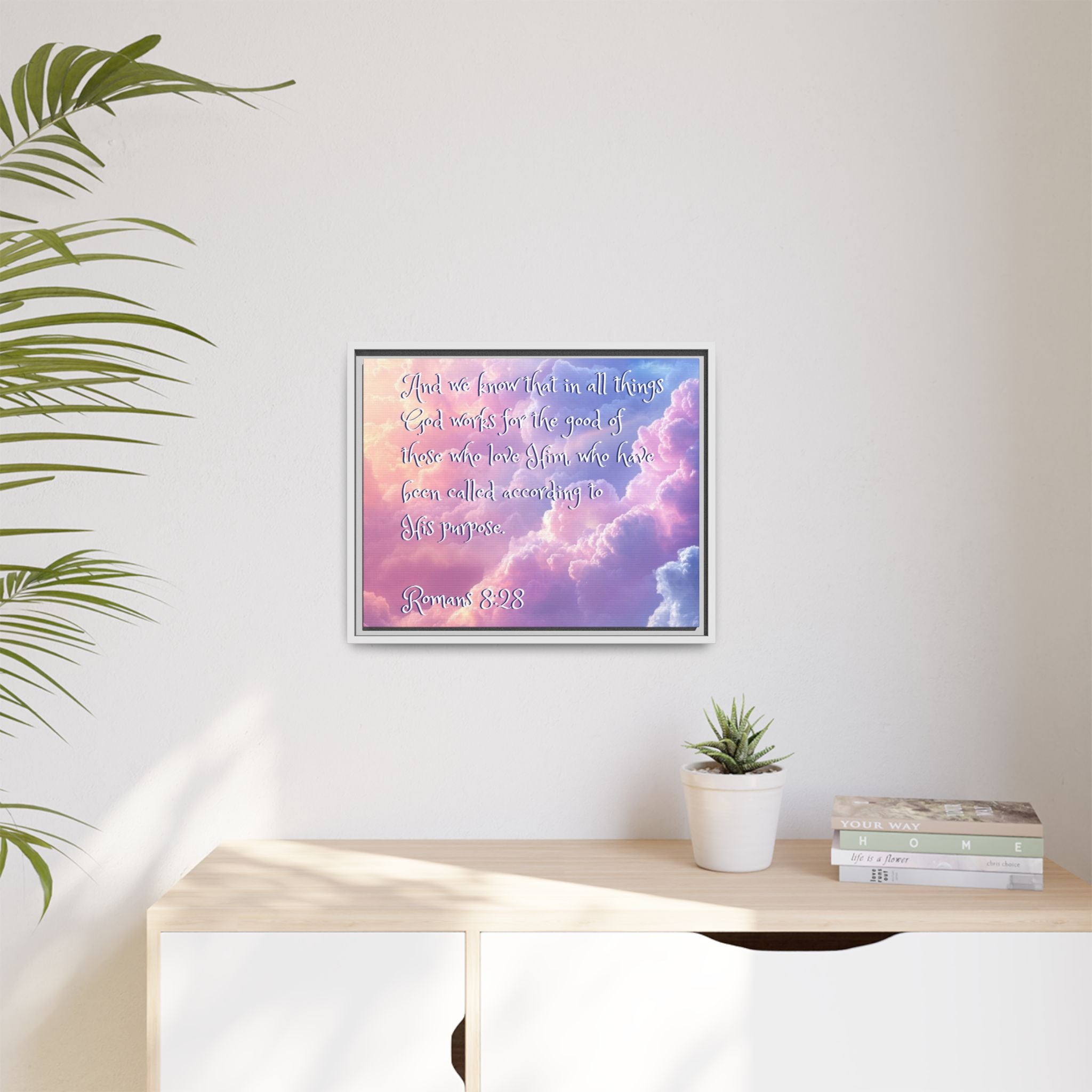 Matte Canvas, Framed (Multi-color)