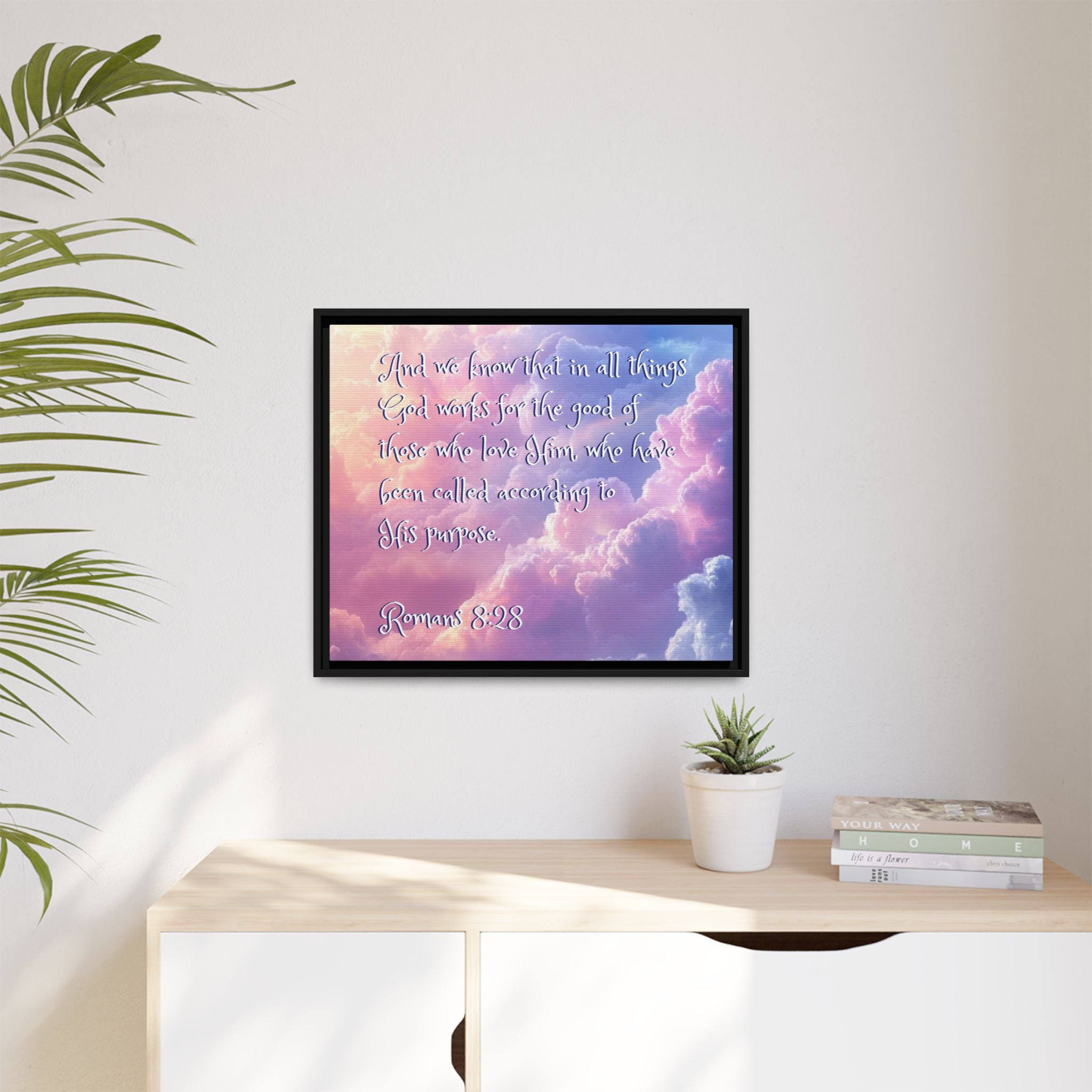 Matte Canvas, Framed (Multi-color)