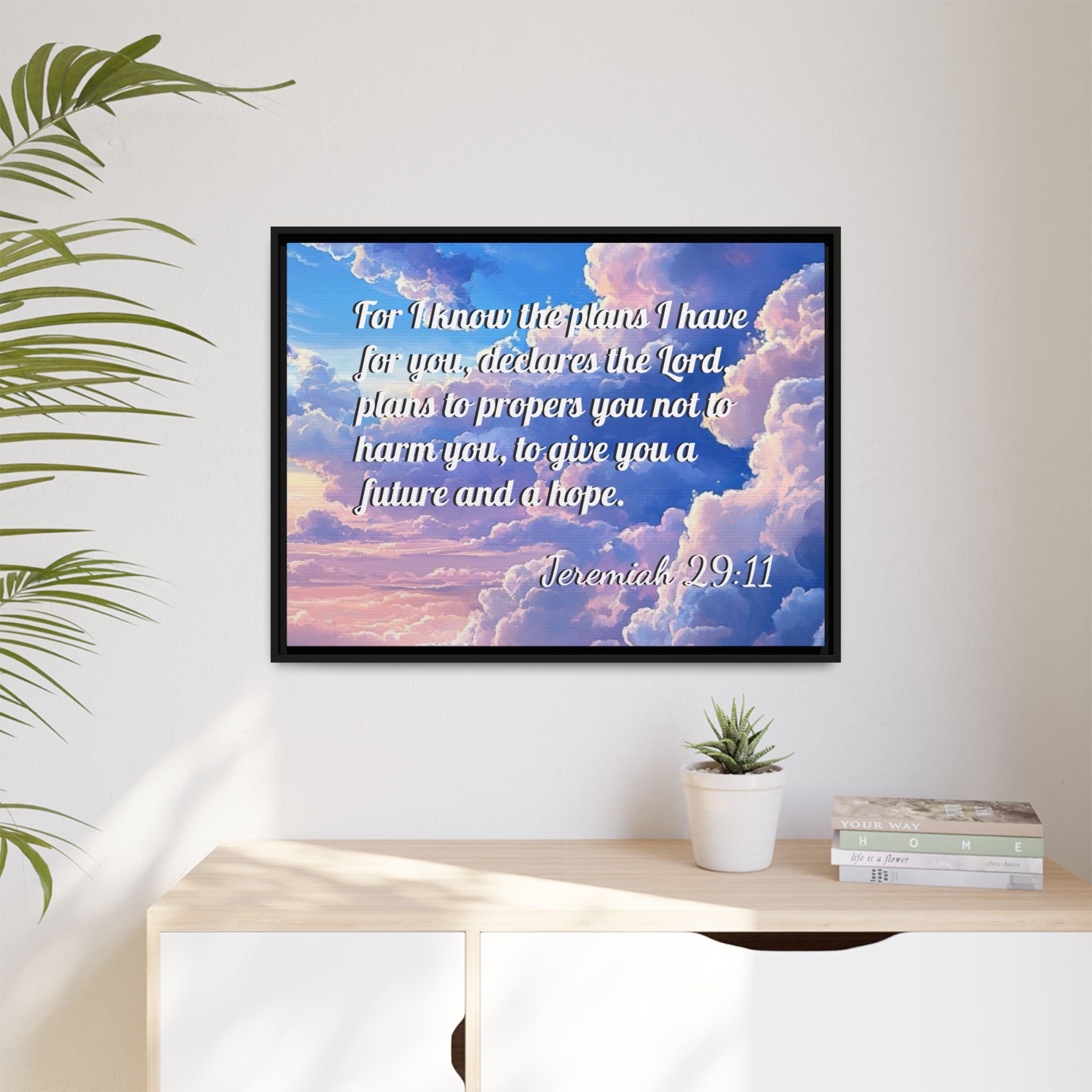 Matte Canvas, Framed (Multi-color)